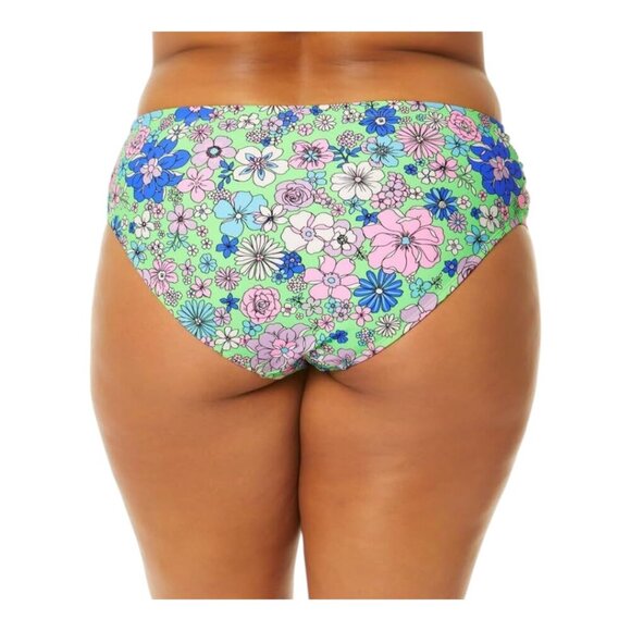 Salt + Cove Plus Size Peony Party Bikini Bottoms Size 22 - Picture 3 of 8